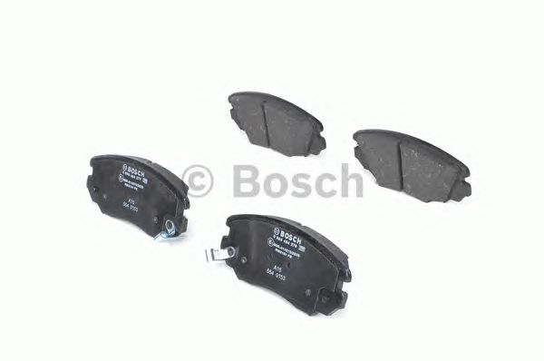 0986494279 BOSCH Гальмівні колодки до дисків4