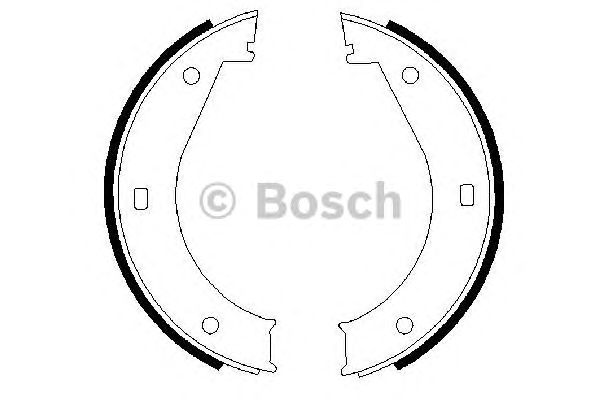 0986487211 BOSCH Гальмівні колодки до барабанів (HB) BS4761