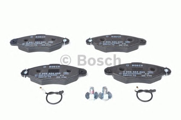 0986424455 BOSCH Гальмівні колодки до дисків BP2241