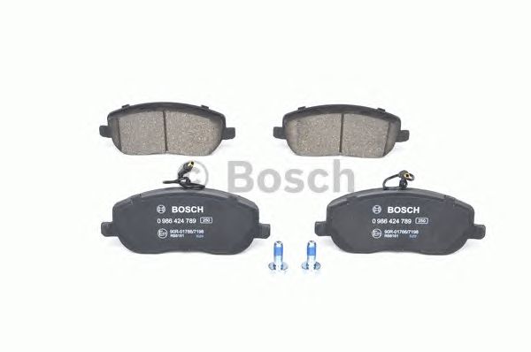 0986424789 BOSCH Гальмівні колодки до дисків3