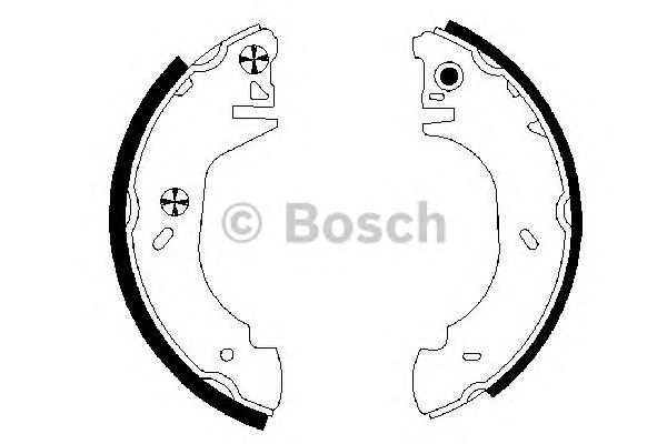 0986487524 BOSCH Гальмівні колодки до барабанів BS7741