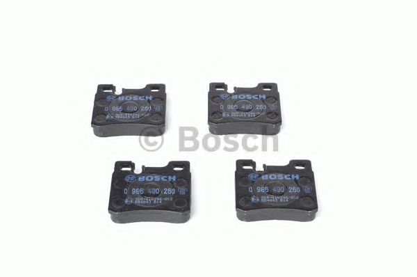 0986490260 BOSCH Гальмівні колодки до дисків BP7641