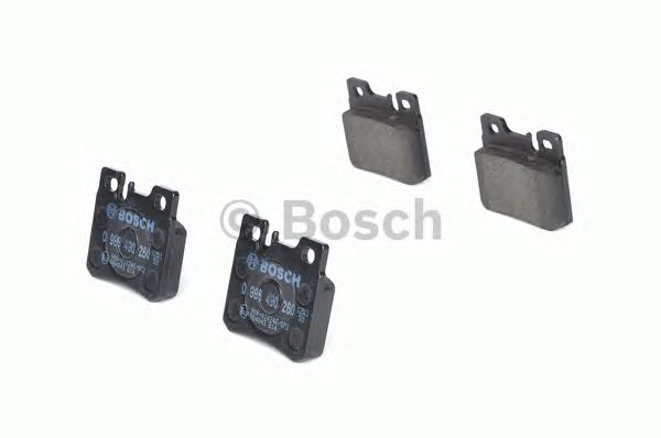0986490260 BOSCH Гальмівні колодки до дисків BP7643
