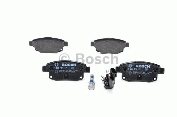 0986494171 BOSCH Гальмівні колодки до дисків2