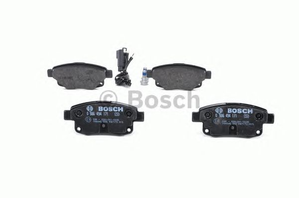 0986494171 BOSCH Гальмівні колодки до дисків3