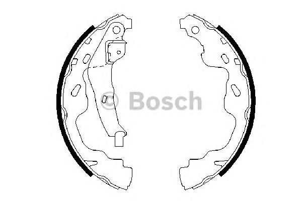 0986487665 BOSCH Гальмівні колодки до барабанів BS9431