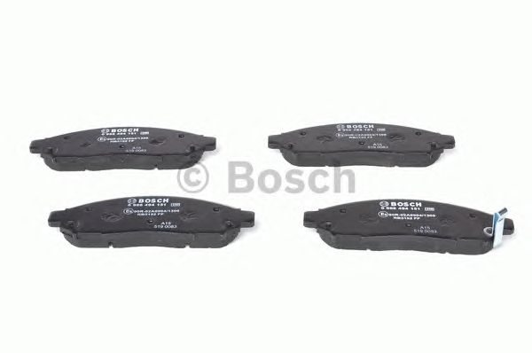 0986494151 BOSCH Гальмівні колодки до дисків BP10621