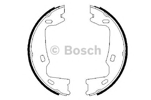 0986487214 BOSCH Гальмівні колодки до барабанів BS4791