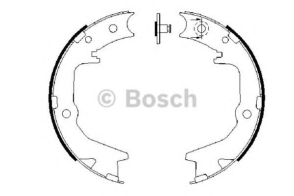 0986487683 BOSCH Гальмівні колодки до барабанів (HB) BS9021