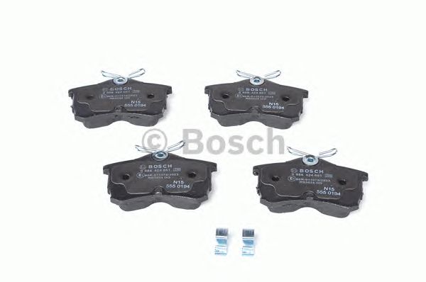 0986424661 BOSCH Гальмівні колодки до дисків BP3771