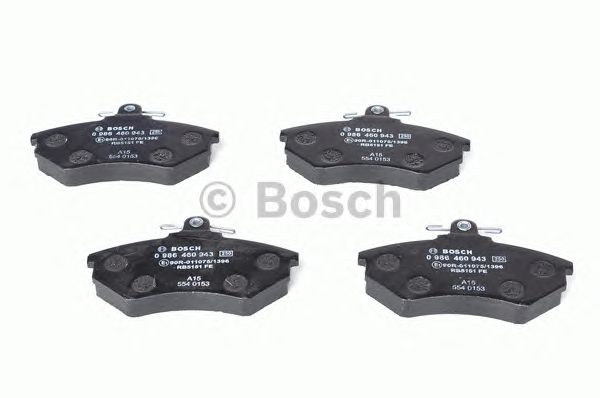 0986460943 BOSCH Гальмівні колодки до дисків BP5131