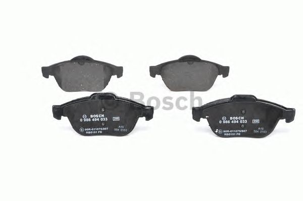 0986494033 BOSCH Гальмівні колодки до дисків BP3473