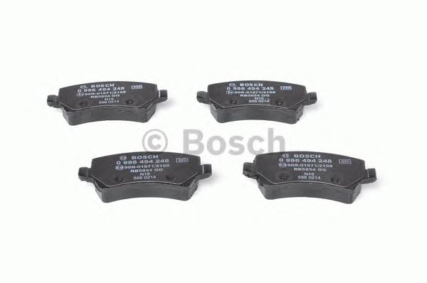 0986494248 BOSCH Гальмівні колодки до дисків1