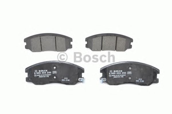 0986494250 BOSCH Гальмівні колодки до дисків BP11221