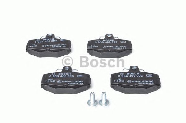 0986460993 BOSCH Гальмівні колодки до дисків BP5601