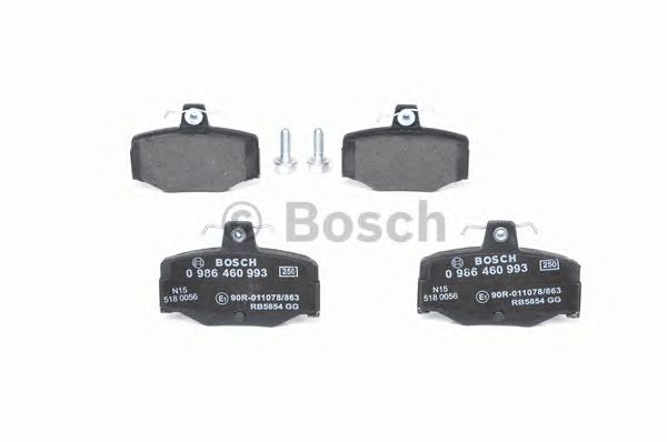 0986460993 BOSCH Гальмівні колодки до дисків BP5603