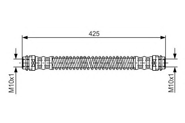 1987476330 BOSCH Гальмівний шланг1