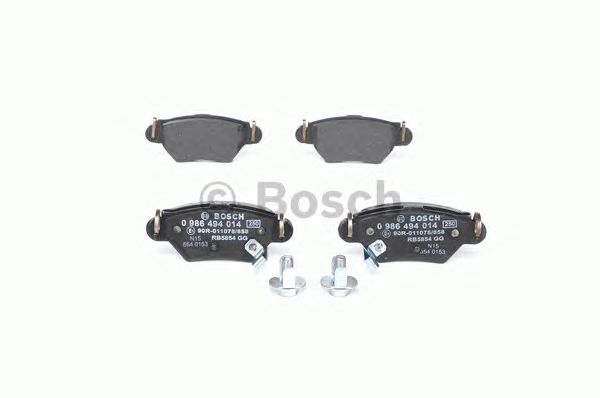 0986494014 BOSCH Гальмівні колодки до дисків BP2462