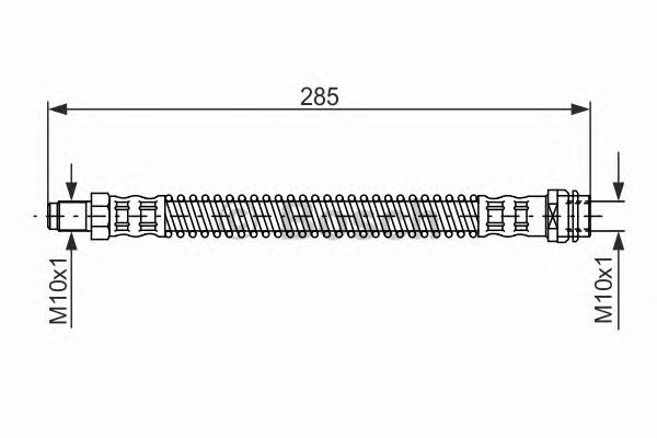1987476841 BOSCH Гальмівний шланг1