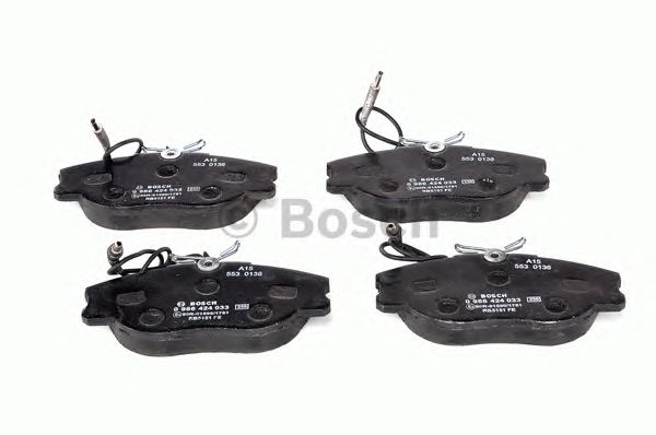 0986424033 BOSCH Гальмівні колодки до дисків BP0161