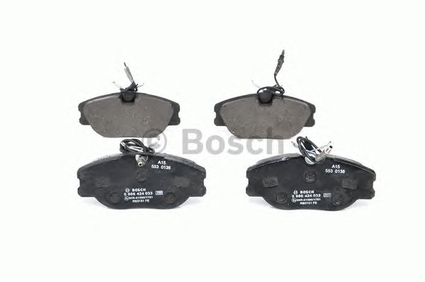 0986424033 BOSCH Гальмівні колодки до дисків BP0162
