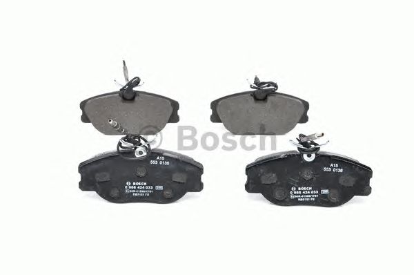 0986424033 BOSCH Гальмівні колодки до дисків BP0163