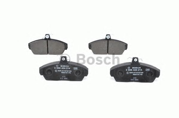 0986424214 BOSCH Гальмівні колодки до дисків BP0972