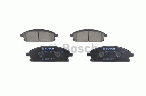0986424715 BOSCH Гальмівні колодки до дисків BP4272
