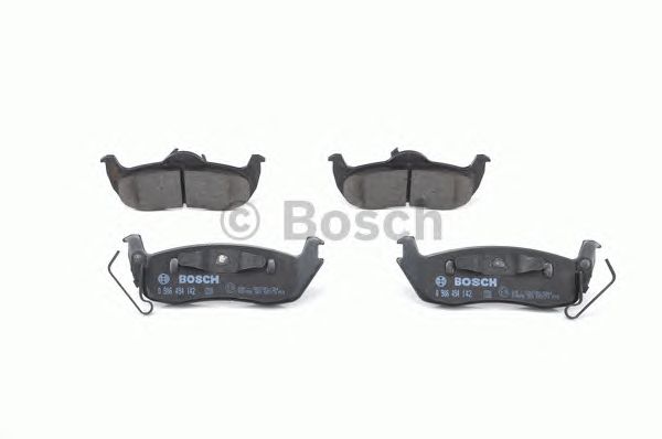 0986494142 BOSCH Гальмівні колодки до дисків BP10532