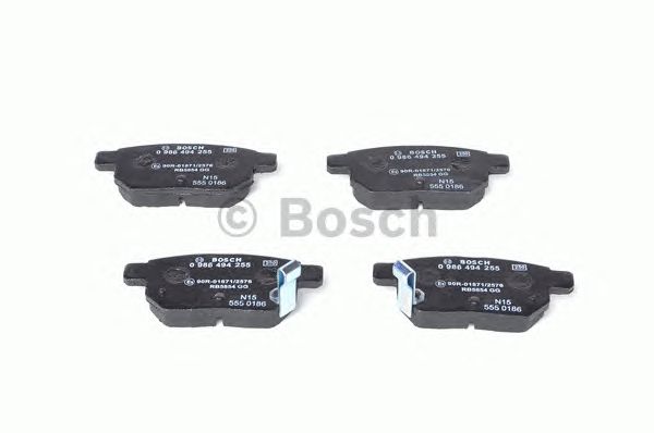 0986494255 BOSCH Гальмівні колодки до дисків BP11271