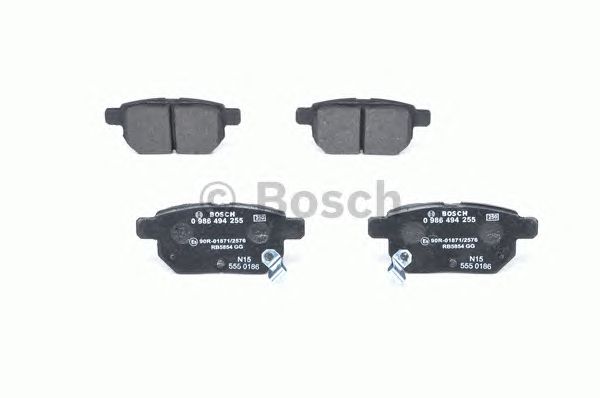 0986494255 BOSCH Гальмівні колодки до дисків BP11271
