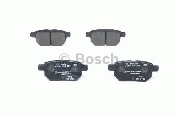 0986494255 BOSCH Гальмівні колодки до дисків BP11272