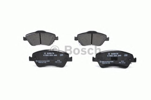 0986494260 BOSCH Гальмівні колодки до дисків3