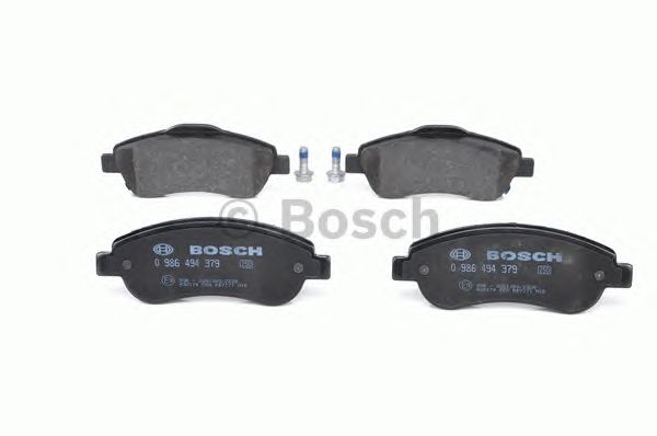 0986494379 BOSCH Гальмівні колодки до дисків BP12872