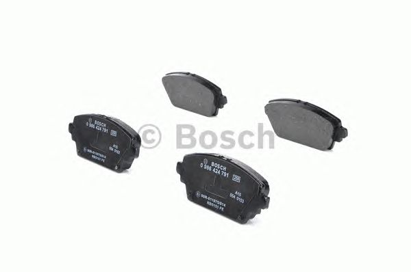 0986424791 BOSCH Гальмівні колодки до дисків3