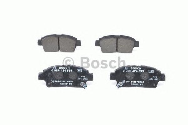 0986424535 BOSCH Гальмівні колодки до дисків BP2881