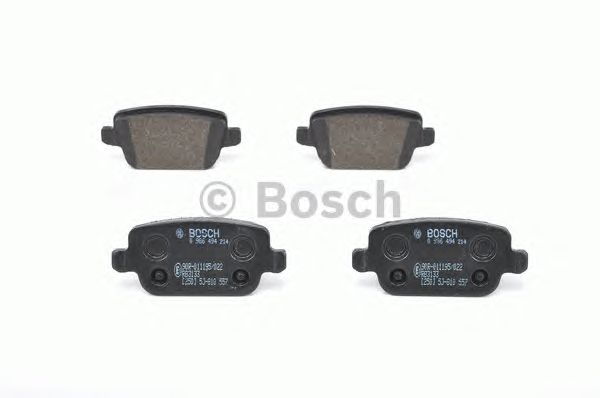 0986494214 BOSCH Гальмівні колодки до дисків BP11502