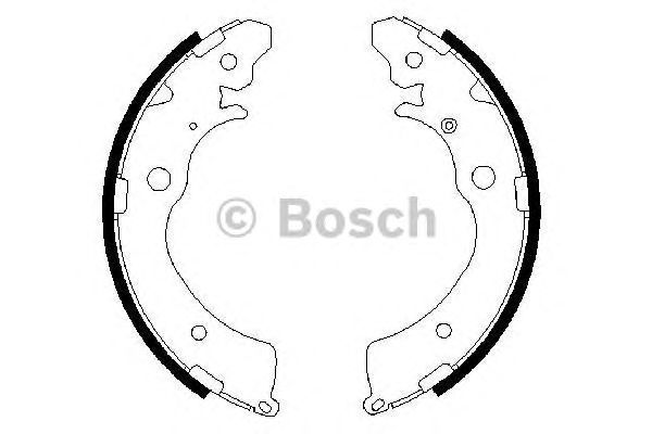 0986487440 BOSCH Гальмівні колодки до барабанів BS6901