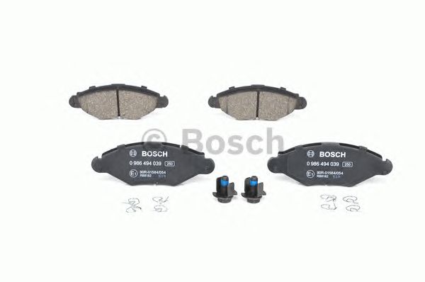 0986494039 BOSCH Гальмівні колодки до дисків BP3762