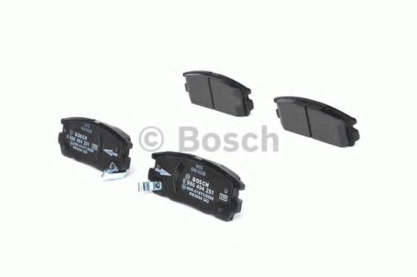 0986494251 BOSCH Гальмівні колодки до дисків BP11234