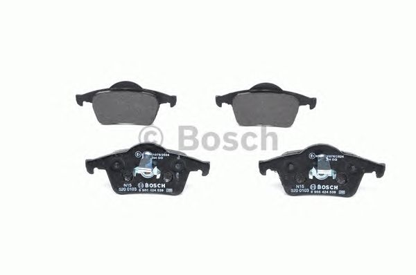 0986424539 BOSCH Гальмівні колодки до дисків BP2901