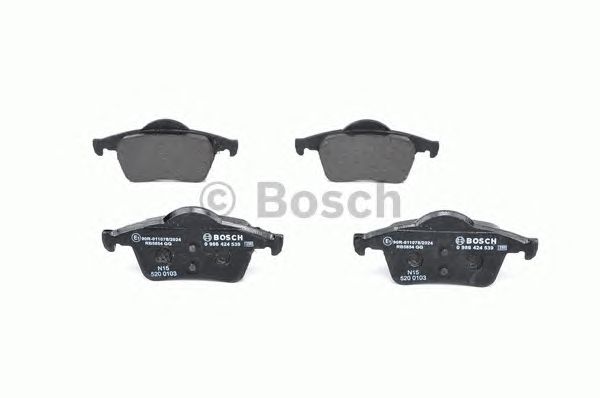 0986424539 BOSCH Гальмівні колодки до дисків BP2902