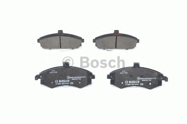 0986424810 BOSCH Гальмівні колодки до дисків BP9482