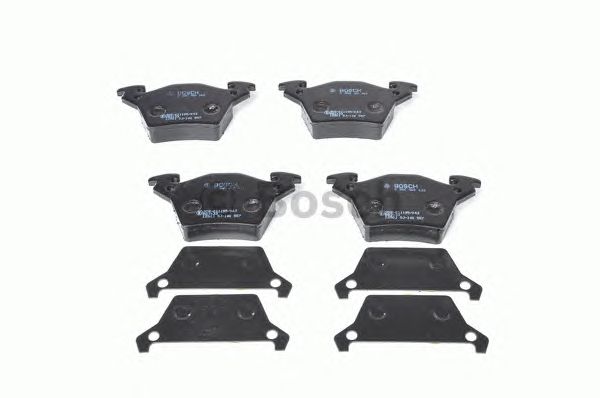 0986460002 BOSCH Гальмівні колодки до дисків BP4891