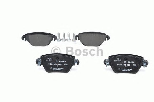 0986494046 BOSCH Гальмівні колодки до дисків BP3973