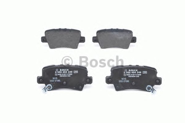 0986494249 BOSCH Гальмівні колодки до дисків1