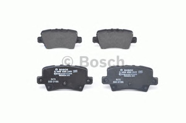 0986494249 BOSCH Гальмівні колодки до дисків2