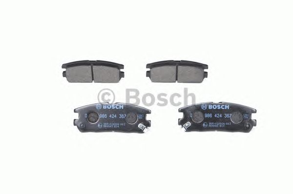 0986424367 BOSCH Гальмівні колодки до дисків BP1781