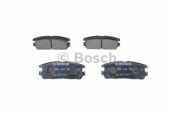 0986424367 BOSCH Гальмівні колодки до дисків BP1782