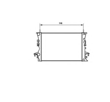 58318 NRF Радіатор охолодження4